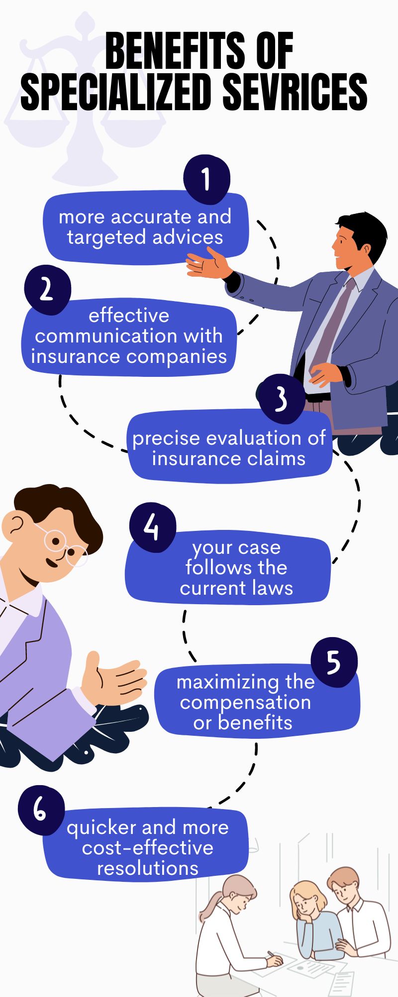 benefits of having a niche expert insurance lawyer by your side, insurance lawyers infographic